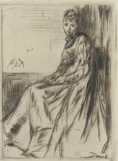 Maude, Seated by James Abbott McNeill Whistler